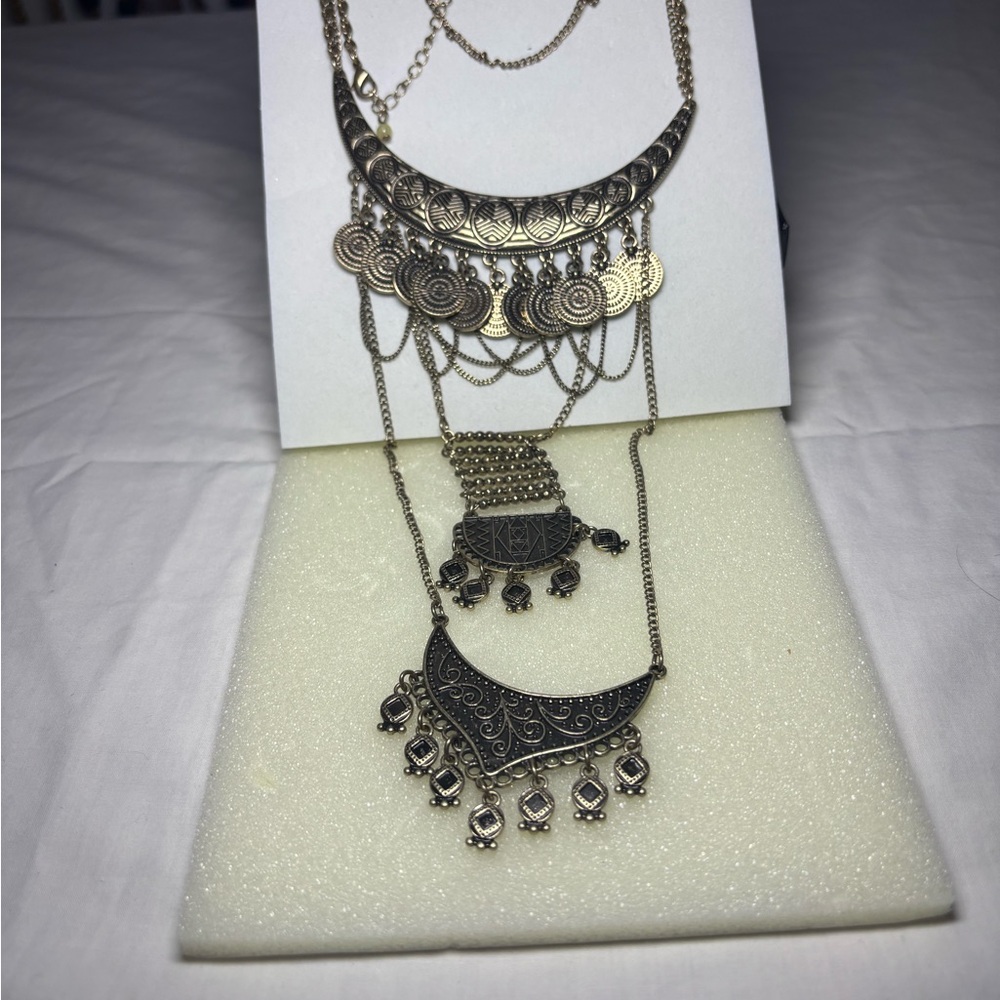 Silver Statement Necklace
